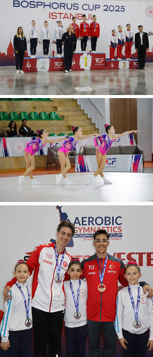 Bosphorus Aerobic Open Cupʼta İkinci Olduk